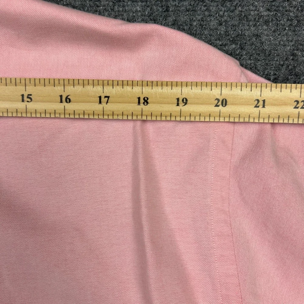 Ralph Lauren Yarmouth Shirt Men 17-34 Pink Oxford Button Down Classic Flesh Pony